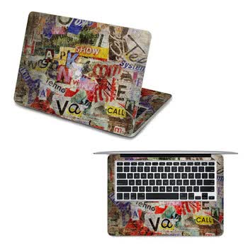 SkinAT 苹果笔记本MacBook全套保护贴膜 不含键盘 3M材料 破旧墙 Pro 15 (Retina)
