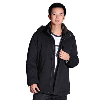 恒源祥 男士中长款 中老年商务休闲羽绒服9271 藏青1# 185/100A(XXXL)