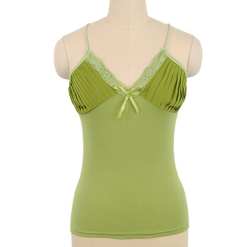 韩都衣舍 韩国2012夏装新款女装纯色小吊带背心LZ2067 绿色 M
