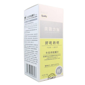 优生妈咪 美敦力加牛乳钙咀嚼片(宝宝牛奶味) 1g*90's