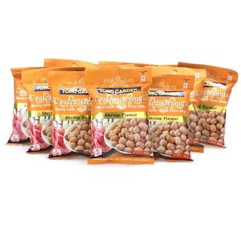 泰国Tong Garden东园鲜虾味花生50g*12袋