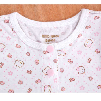 Hello Kitty Babies浅粉印花圆领两粒扣长袖套装1岁（80/50）1211045021012