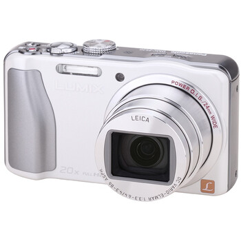 松下（Panasonic） DMC-ZS20GK 数码相机 白色（1410万像素 3.0英寸液晶屏 20倍光学变焦 24mm广角）