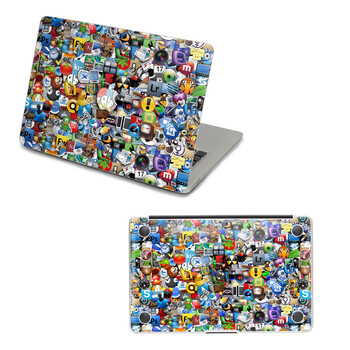 SkinAT 苹果笔记本MacBook外壳及底部保护贴膜 3M材料 图标开会 Pro 15