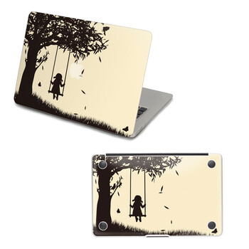 SkinAT 苹果笔记本MacBook外壳及底部保护贴膜 3M材料 童年的秋千 Pro 17
