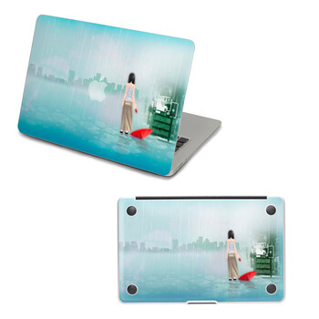 SkinAT MacBook外壳及底部保护贴膜 3M材料 巷口女孩 Pro 17
