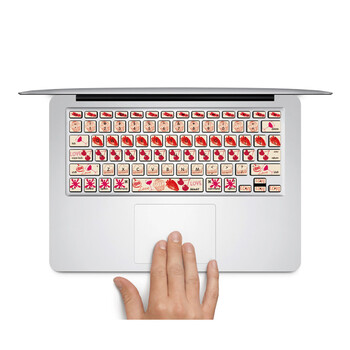 SkinAT MacBook苹果笔记本 iMac 键盘贴膜 保护贴 键盘膜 贴纸 水果蛋糕 Pro 15 (Retina)
