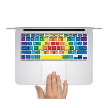 SkinAT MacBook iMac 键盘贴膜 贴纸 炫彩 Pro 15 (Retina)