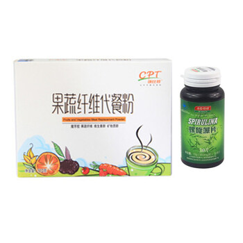 康比特果蔬纤维代餐粉21袋装送倍健螺旋藻30粒体验装1瓶