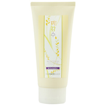 The face shop 米水亮白泡沫洁面乳150ml