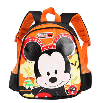 迪士尼Disney 米奇双肩幼儿园卡通小书包SM50226 橙色 1