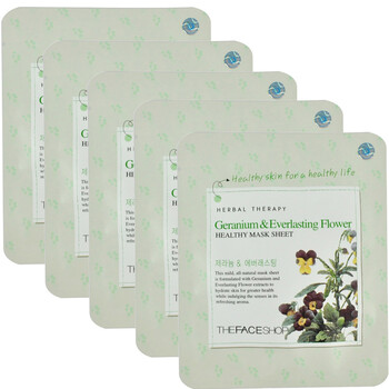 The face shop 草本护理修护面膜20ml*5（5片装） 保湿 补水