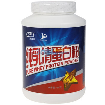 康比特纯乳清蛋白粉（巧克力味）750g/瓶 送汤臣倍健钙铁锌30粒1瓶