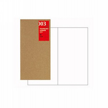 日本Midori TRAVELER'S notebook 空白本内芯 |标准型003