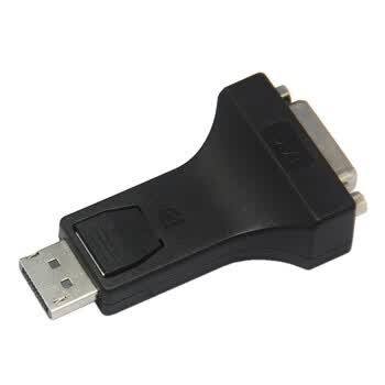 黄刀（yellowknife)JD082 Displayport转dvi转接头 DP转DVI线 黑色