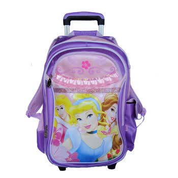 Disney 迪士尼公主小学生拉杆书包PB8074 紫色 紫色