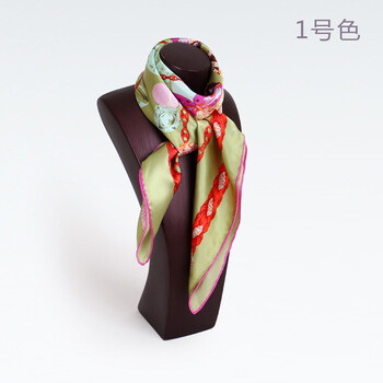 宝石蝶品牌真丝绸围巾100%桑蚕丝丝巾新款上市独特设计