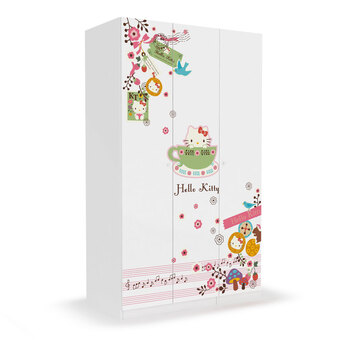 酷漫居 Hello kitty 高档家具 KT恋恋风景 衣柜 家具品牌 儿童家具 爱洛粉红 二门衣柜