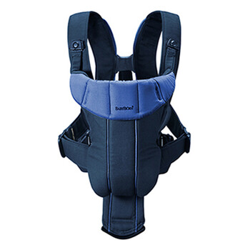 瑞典Babybjorn Active抱婴袋/婴儿背带/抱带/背带(3.5-12KG)运动系列 银蓝