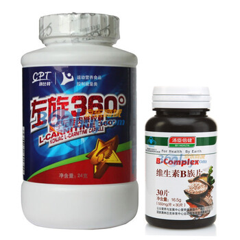 康比特魔芋左旋肉碱胶囊360粒送汤臣倍健Vb30粒1瓶