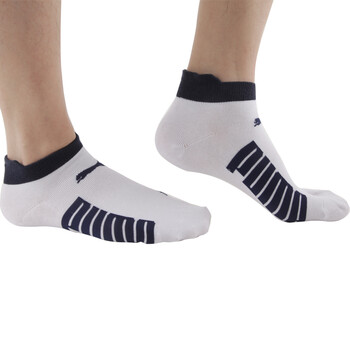 PUMA 彪马 男士绣花毛圈运动短袜 休闲袜子P1150003 漂白-靛蓝-中古蓝 25-27cm