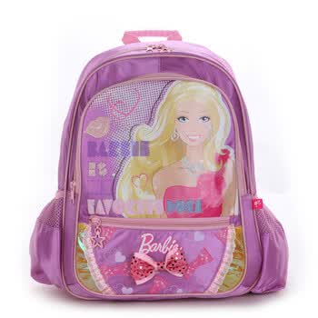 芭比/Barbie 粉红芭比儿童双肩背包 小学生减负书包 女孩多款 C款