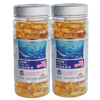 纽徕佛鱼油软胶囊180粒×1000mg/粒×2瓶