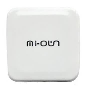 米欧（mi-own）M6 1600毫安 移动电源 亮面白