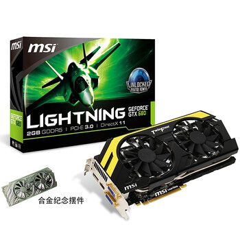 微星（msi）N680GTX Lightning 1176/6008MHz 2048MB/256bits GDDR5 PCI-E显卡
