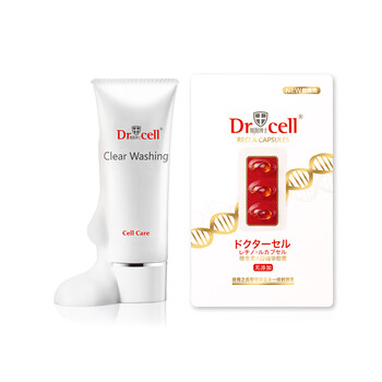 Dr.cell 细胞博士 柔和洁面泡泡80g+维生素A醇精华胶囊3粒装