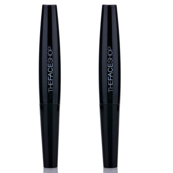 The Face Shop黑杆防水睫毛膏7g 2#浓密型*2支