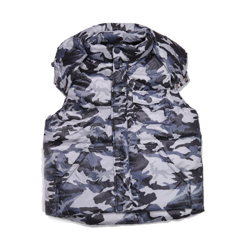 童心园大风车<em>儿童</em>男童迷彩羽绒<em>迷彩马甲</em>D06 