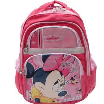 迪士尼Disney 米奇玫粉双肩包小学生儿童书包SM80177