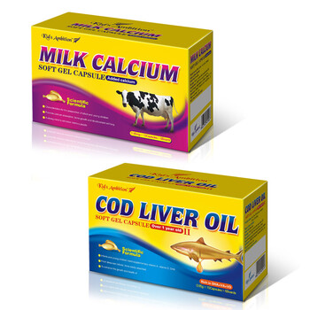 新西兰原装进口 童之梦儿童乳钙60粒装+童之梦鳕鱼鱼肝油(1岁以上)60粒装 套装