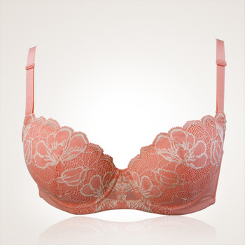 戴安娜Diana 厚款 性感蕾丝聚拢<em>内衣文胸</em>2583