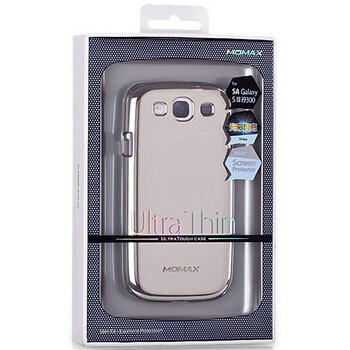 摩米士（MOMAX）三星 I9300 Galaxy S3 光彩闪亮保护壳 金属银 附送摩米士原厂液晶保护膜