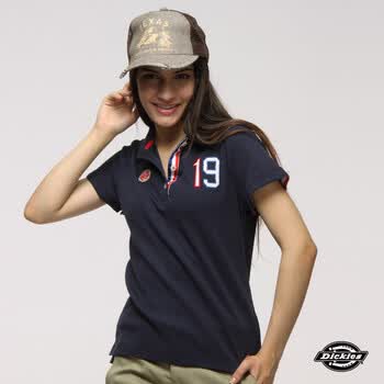 Dickies12夏女式短袖POLO衫1222601 蓝色 (XL) 170/92A