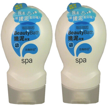 洁身妙牛奶精华浴搓泥浴宝240ml*2瓶