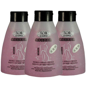 洁身妙浴水蜜桃身体祛死皮露300ml*3瓶