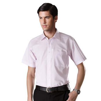 富绅Virtue 男士短袖衬衫 夏装商务职业衬衣 00