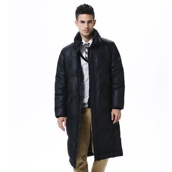波司登羽绒服男时尚休闲大众长款 SR2291 1246(万格黑) 195/108A(XXXL)