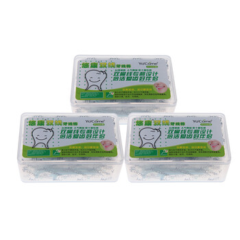 悠康YoCome双线牙线棒三盒装（3*30支）