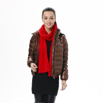 波司登羽绒服 女时尚休闲短款 BR2228 784(欧沙棕) 190/108A(XXXXL)