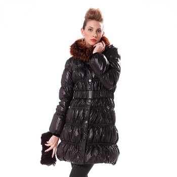 波司登羽绒服 毛领时尚修身款 BR1932 631(黑巧克力) 190/108A(XXXXL)