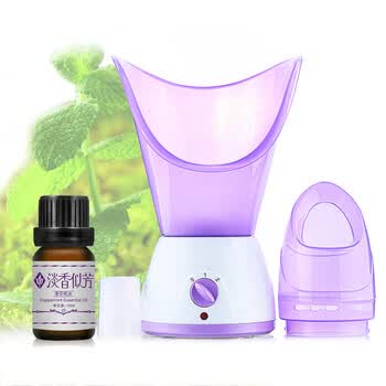 淡香似芳薄荷香薰组合 蒸脸器+薄荷单方精油10ml