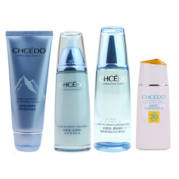 CHCEDO自然堂雪域精粹防晒4件组合 （混合型油性） SPF30