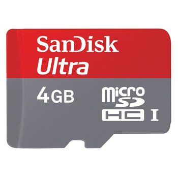 闪迪（SanDisk）Ultra至尊高速Micro-SDHC移动存储卡 4GB-Class6-30MB/s （TF卡）新品升级