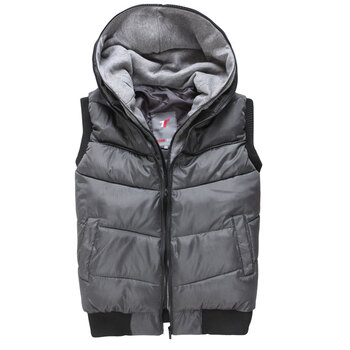 我的速度 WOODSOON 2012秋冬新款 超厚两面穿马夹 MJ6006 灰色 185/XXL