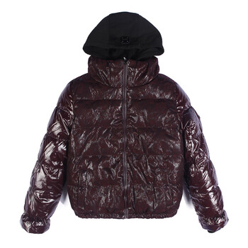 波司登女款羽绒服 时尚蕾丝棉帽款 BR2208A 1125(富贵红) 190/108A(XXXXL)