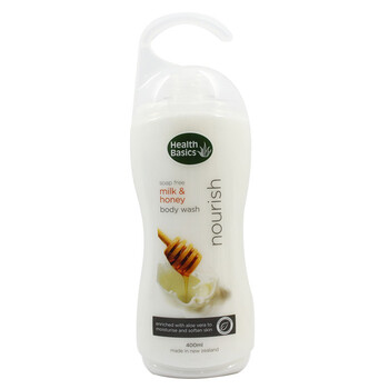 海丝蓓康Health Basics 牛奶蜂蜜滋润沐浴乳 400ml